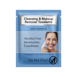 Diamond Wipes Makeup Remover Wipes, Alcohol Free Facial Cleansing Wipes with Vitamin E, Case of 50 Face Wipes
