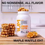 RAW Whey Isolate Protein Powder, Maple Waffle Eh (CBUM Itholate Protein) - 100% Grass-Fed Sports Nutrition Powder for Muscle Growth & Recovery - Low-Fat, Low Carb, Naturally Flavored - 25 Servings