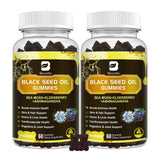 Black Seed Oil & Sea Moss Gummies, 2Pack Irish Sea Moss Gummies with Black Seed Oil, Ashwagandha Extract, Elderberry, Turmeric, Vitamin C, Vitamin D3 - Immune Support, Joints, Digestion, Hair & Skin