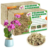 Legigo 4.4LBS Premium Sphagnum Moss for Plants- 80QT Natural Succulent Carnivorous Plant Moss Dried, Long Fiber Orchid Moss for Orchid Repotting Succulent Sarracenia Potted Plants Gardening & Reptiles