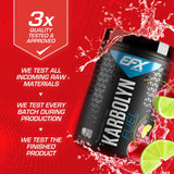 EFX Sports Karbolyn Fuel | Fast-Absorbing Carbohydrate Powder | Carb Load, Sustained Energy, Quick Recovery | Stimulant Free | 18 Servings (Cherry Limeade)