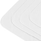 Utopia Bedding (Pack of 4) Waterproof Incontinence Pads Quilted Washable & Absorbent Bed Pad for Adults and Kids 34 x 52 inches (White)