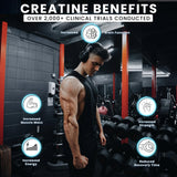 Muscle Munchies Creatine Chewable Gummies for Men & Women-Infused with Beta Alanine-5g of Creatine Per Serving-Increases Strength, Muscle Growth, Endurance, & Recovery-Vegan, NonGMO (Strawberry Burst)
