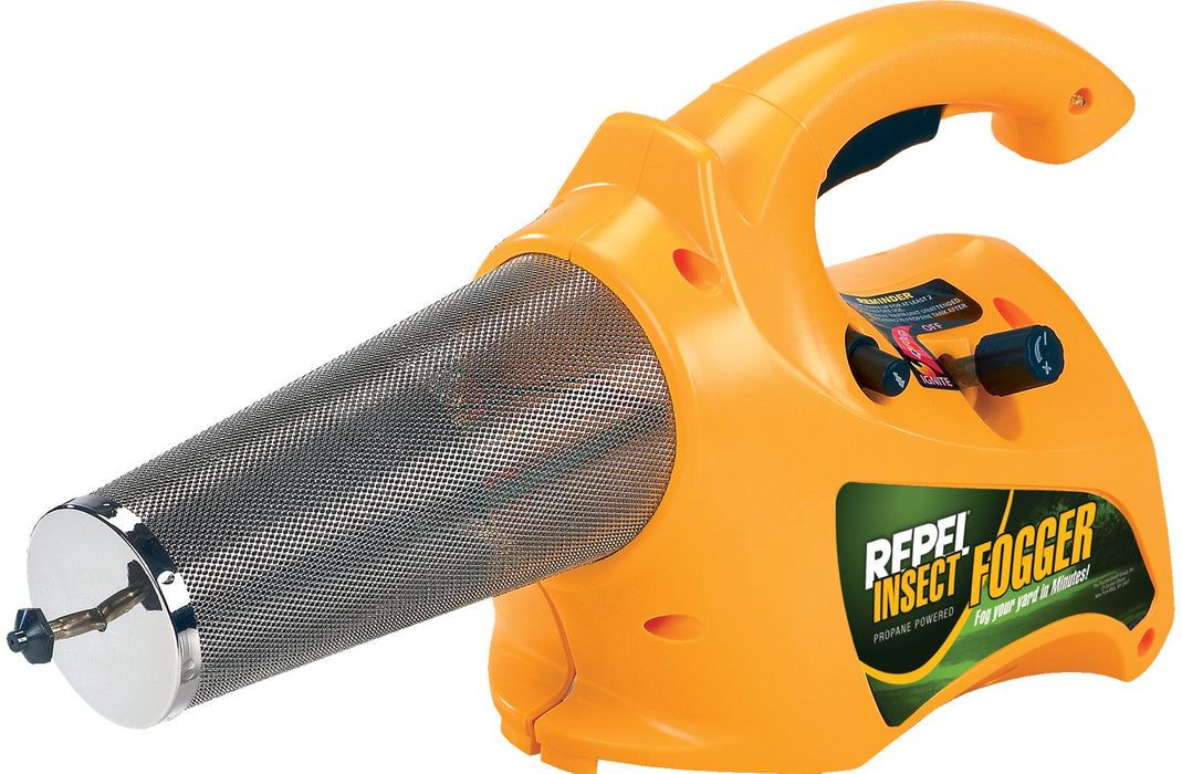 Repel 190397 Propane Insect Fogger for Mosquitoes, Flies, and Flying Insects in Your Campsite or Yard, 40 oz., Yellow