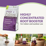 Myco Bliss - Mycorrhizal Inoculant for Plants - 5 Superior Strains - Organic Mycorrhizae Root Enhancer - Increases Nutrient Absorption & Crop Yields (2 lbs, Powder)