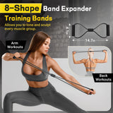 Resistance Bands, Resistance Band Set, Workout Bands, Exercise Bands for Men and Women, Exercise Bands with Door Anchor, Handles