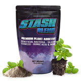 Stash Blend Premium Plant Additive Root Hormone for Plants - with Corn-Steep Liquor, Seaweed Powder, Humic Acid, Mycorrhizae, Microbial Bacteria, Soluble Silicon - Ideal for Gardeners and Growers