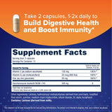 Florastor Select Immunity Boost Daily Probiotic & Immune Support Supplement for Women and Men, Saccharomyces Boulardii CNCM I-745 Plus Zinc, Vitamin C & D3 (30 Capsules)