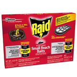 Raid Double Control Small Roach Baits Plus Egg Stopper 12 Count (Pack of 2)