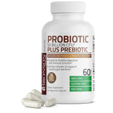 Bronson Probiotic 50 Billion CFU + Prebiotic with Apple Polyphenols & Pineapple Fruit Extract for Women & Men Non-GMO, 60 Vegetarian Capsules