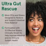 Jarrow Formulas Jarro-Dophilus Ultra Gut Rescue - 50 Billion CFU Per Serving - Probiotics Restore, Protect & Maintain Intestinal Flora - 60 Servings (Delayed Release)