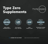 Type Zero Ultra Clean Alpha GPC Choline Supplement (600mg | 90 Capsules) Soy Free, Non-GMO Nootropics Alpha GPC 600mg / 300mg; Alpha-GPC Brain Memory and Focus Supplements