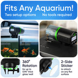 FISHNOSH Automatic Fish Feeder for Aquarium - New Generation 2024, Auto Food Dispenser with Timer for Small Tank, Big Aquariums & Pond