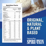 NaturesPlus SPIRU-TEIN Shake - Cookies & Cream - 2.3 lbs, Spirulina Protein Powder - Plant Based Meal Replacement, Vitamins & Minerals for Energy - Vegetarian - 30 Servings