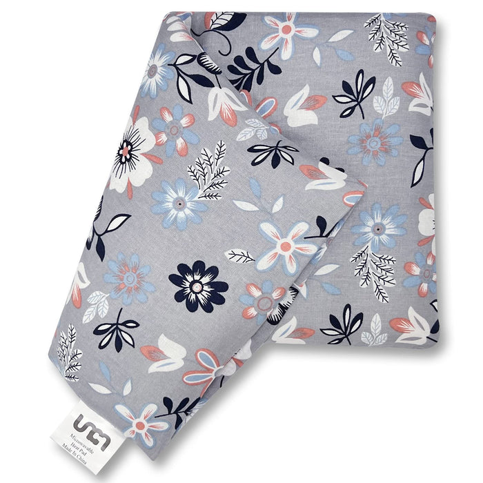 UNCN Wide Microwave Heating pad with Washable Cover 9 * 15" Microwavable Hot Pad for Neck Shoulder, Cramps, Back Pain Relief, Cordless Warm Compress Weighted Moist Heat Pack for Aches, Unscented