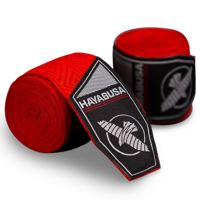 Hayabusa Boxing Hand Wraps Perfect Stretch 4.0 for Men & Women - Red Tribal, 180 inches