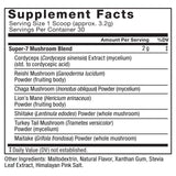 FORCE FACTOR Modern Mushrooms Powder, Mushroom Supplement with Lions Mane, Turkey Tail, & Cordyceps to Support Energy, Focus, Immunity, & Digestion, Vanilla Flavor, 30 Servings