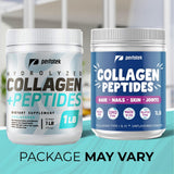 Collagen Powder for Women Men Types I & III Unflavored Easy to Mix Hydrolyzed Protein Peptides (1Lb) Non-GMO Grass-Fed Gluten-Free Kosher Pareve Healthy Hair Skin Joints and Nails