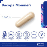 Pure Encapsulations Bacopa Monnieri | Supplement for Brain, Memory, Concentration, and Stress Support* | 180 Capsules