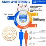 WELLUTION Skin Brightening Herbal Supplement - 90 Capsules for Clear, Glossy, and Smooth Skin - Glutathione Whitening Pills