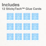 Safer Home SH512 Indoor Plug-in Fly Trap Refill Pack of 12 Glue Cards for SH502 Indoor Fly Trap