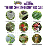 Trifecta Crop Control Ready to Use Maximum Strength Natural Pesticide, Fungicide, Miticide, Insecticide, Help Defeat Spider Mites, Powdery Mildew, Botrytis and Mold on Plants 32 OZ Size
