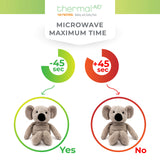 Thermal-Aid Zoo Animals - Ollie The Koala - Heatable Therapeutic Stuffed Animals for Kids - Hot & Cold Therapy - Ice Pack & Heating Pack