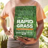 Scotts Turf Builder Rapid Grass Bermudagrass, Combination Seed and Fertilizer, Grows Green Grass Fast, 4 lbs.