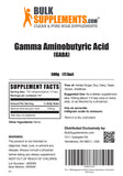 BULKSUPPLEMENTS.COM Gamma Aminobutyric Acid Powder - GABA Supplement, GABA 750mg, GABA Powder - Focus & Stress Supplements, Gluten Free, 750mg per Serving, 500g (1.1 lbs)