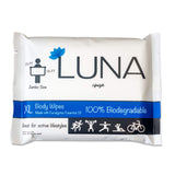 XL Wet Wipe Cleansing Body Wipes All Natural - 10 Pack Individual Pouches - Gentle & Unscented - No Rinse Bathing and Shower Wipe - Great for After Workout, Camping, Travel, Yoga, Gym