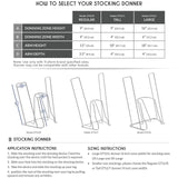 Truform Stocking Donner, Helper for Applying Compression Socks, Regular Size Donning Zone with Tall Handles