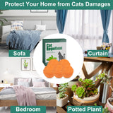 5 Pack Natural Cat Repellent Outdoor Indoor, Peppermint Oil Cat Deterrent Outdoor Repels Cat Dog Deer Rabbit from Garden Yard Lawn Home Keep Your Yard Lawn Porch Furniture Curtain from Cat Damages
