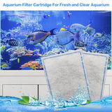 xbbwmrs 16 Count Assembled Large Filter Cartridges for Tetra Whisper Bio-Bag Filters 20i 40i IQ20/30/45/60 PF20/30/40/60, Large Replacement Filter Cartridges for Tetra Whisper Filters & Aquariums