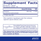 Pure Encapsulations ChromeMate GTF 600 | Supplement for Metabolism and Lean Muscle* | 180 Capsules