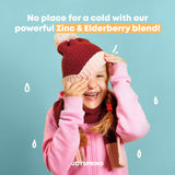 Kids Zinc and Vitamin C - Includes Elderberry, Vitamin C and Zinc for Kids - Triple Action Immune Support with Vitamin C and Zinc added Elderberry Syrup - Immune Zinc for Kids - Vitamin C Zinc