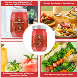 Sea Moss Gel Organic Raw Irish Seamoss Gel Vegan Superfood Immune and Digestive Support Vitamin Mineral, Strawberry 12oz