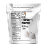 It's Just! - Egg White Protein Powder, Made in USA, Dried Egg Whites, Unflavored (3lb)