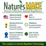 Nature’s MACE Deer & Rabbit Repellent 40oz Concentrate/Covers 28,000 Sq. Ft. / Repel Deer from Your Home & Garden/Safe to use Around Children, Plants & Produce/Protect Your Garden Instantly