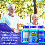 Supplebears Glucosamine Chondroitin Gummies - Joint Support Gummies - 1500mg Extra Strength with MSM - for Adults, Men & Women - 60 Joint Support Supplements - Made in The USA