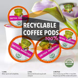 SOLLO Detox Organic Coffee Pods, Supports Diet & Metabolism with Herbal Extracts, Skinny Coffee, Bold Dark Roast, Single Serve Pod, Compatible with Keurig K-Cup Brewers, 24 Ct