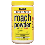 Harris Boric Acid Roach Killer Powder with Lure, 16oz