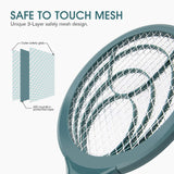 mafiti Electric Fly Swatter Fly Killer Mosquito Zapper Bug Zapper Racket for Indoor Outdoor 2AA Batteries not Included