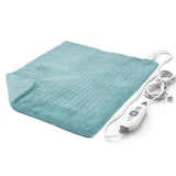 Pure Enrichment® PureRelief™ Ultra-Wide Microplush Heating Pad - 20” x 24” XXL Size & 6 Heat Settings for Temporary Neck, Shoulder & Back Pain Relief - Moist Heat Option & Machine Washable (Sea Glass)