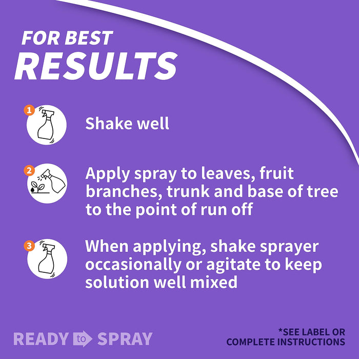 Bonide Fruit Tree & Plant Guard, 16 oz Ready-to-Spray Insect & Disease Control for Trees, Shrubs and Flowers