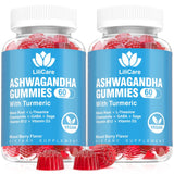 EnvyDeal 2 Pack Ashwagandha Gummies for Immune Support, 2000mg Organic Ashwa Root Extract Supplement for Women & Men - 120 Count