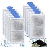 driamor 10 Pack PF-S Fish Tank Filter Cartridges, Top Fin Silenstream PF-S Small Filters Cartridge Thickened Cotton with Zeolite Replacement Aquarium Filter Cartridge for TOP FIN PF10 Power Filters