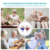 CFPL-CG Rechargeable Hearing amplifier, Hearing Amplifiers for Seniors with Noise Reduction, Super Long Battery Life, Smart Design, Premium Comfort Design And Nearly Invisible