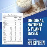 NaturesPlus SPIRU-TEIN Shake - Chocolate - 5 lbs, Spirulina Protein Powder - Plant Based Meal Replacement, Vitamins & Minerals For Energy - Vegetarian, Gluten-Free - 81 Servings
