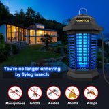 GOOTOP Bug Zapper Outdoor Electric, Mosquito Zapper, Fly Traps, Fly Zapper, Mosquito Killer, 3 Prong Plug, 90-130V, ABS Plastic Outer (Black)