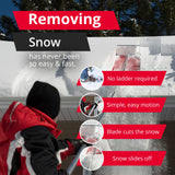 SNOWPEELER Classic Snow Shovel - 20 ft. - Winter Snow Roof Rake - Roof Rake for Snow - Aluminum Snow Removal - Made in Canada, a Country of Snow